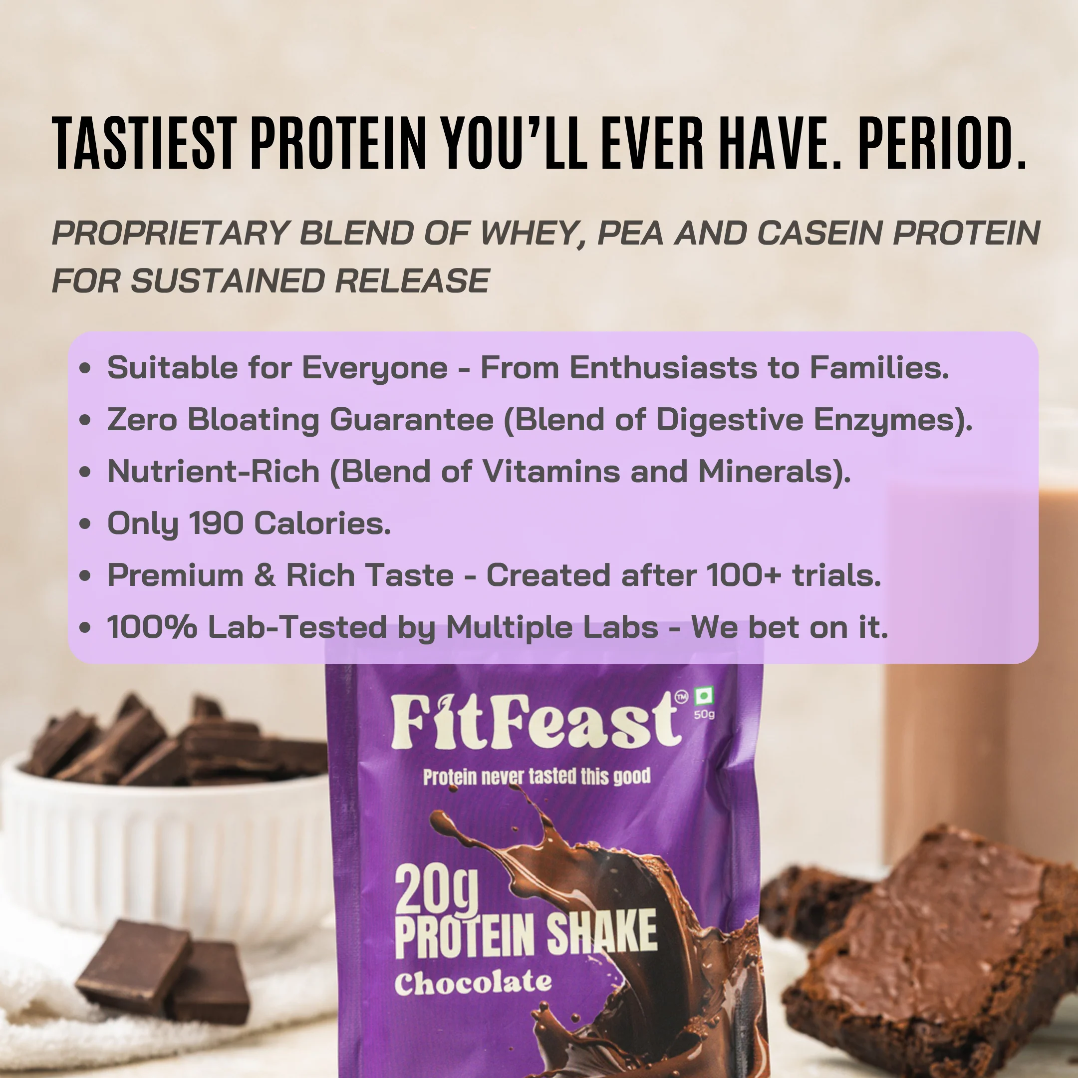 Protein Powder - Chocolate (50g) - Image 6