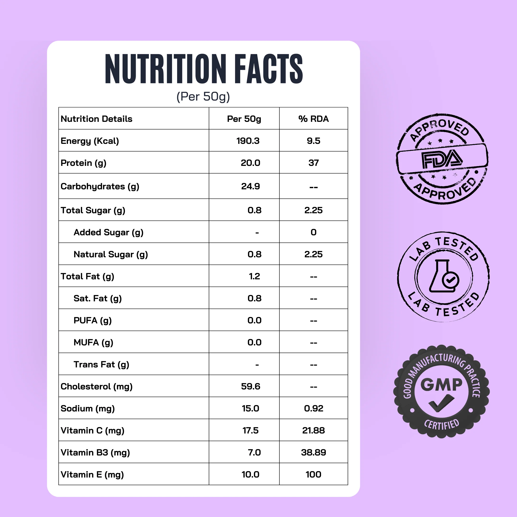 Protein Sachet - Chocolate (Pack of 2) (Each 50g) - Image 4