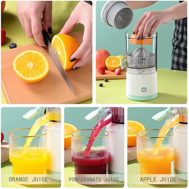 Pulpo: USB Rechargeable Electric Citrus Juicer – Portable Lemon & Orange Squeezer with High Juice Yield, 45W Motor & Easy Travel Design for Fresh Juice On-the-Go - Image 2