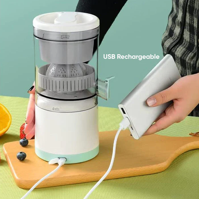 Pulpo: USB Rechargeable Electric Citrus Juicer – Portable Lemon & Orange Squeezer with High Juice Yield, 45W Motor & Easy Travel Design for Fresh Juice On-the-Go - Image 6