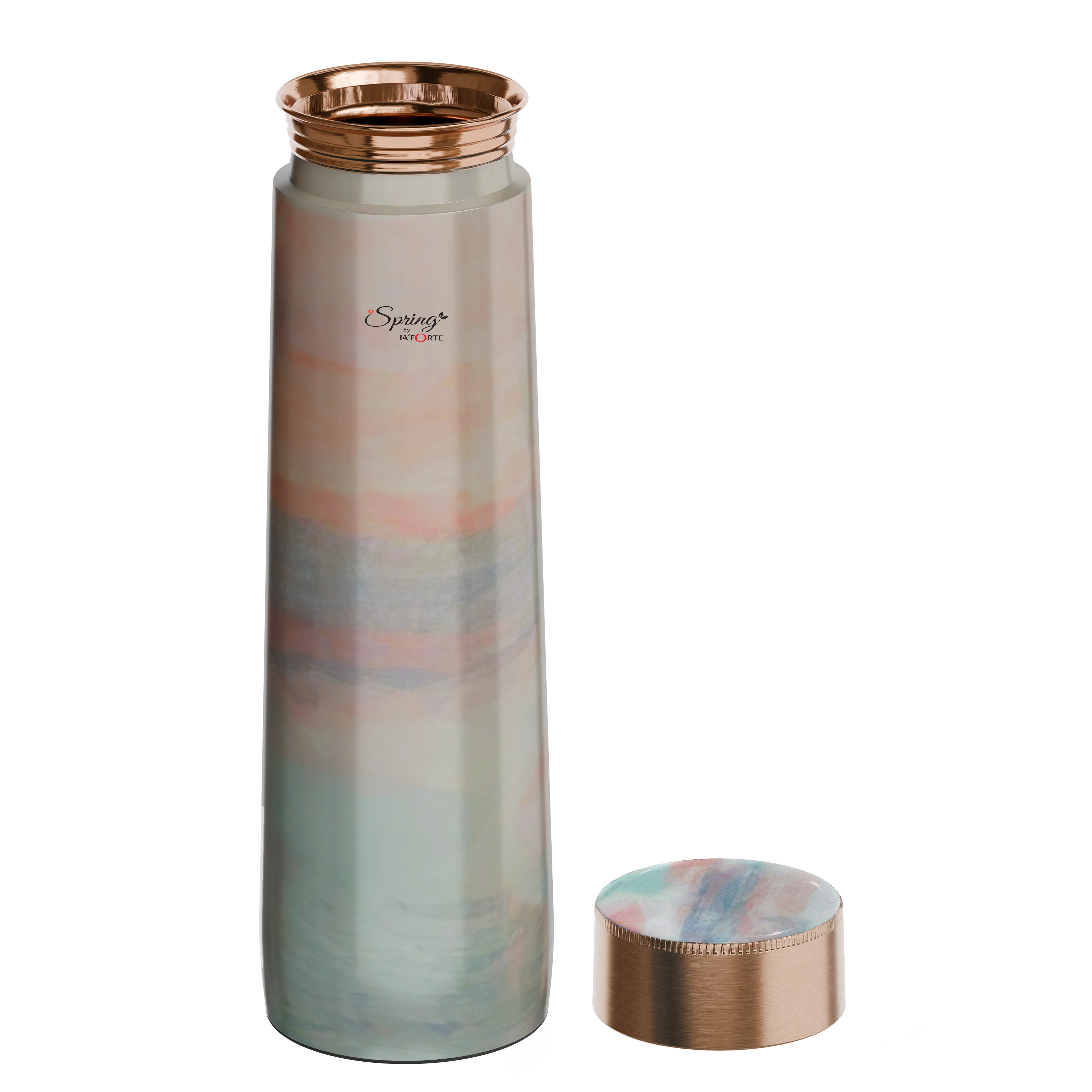 Pure Copper Elegant 1000 ml Premium Coated Water Bottles (Jupiter Pink, 1000 Ml) - Image 4