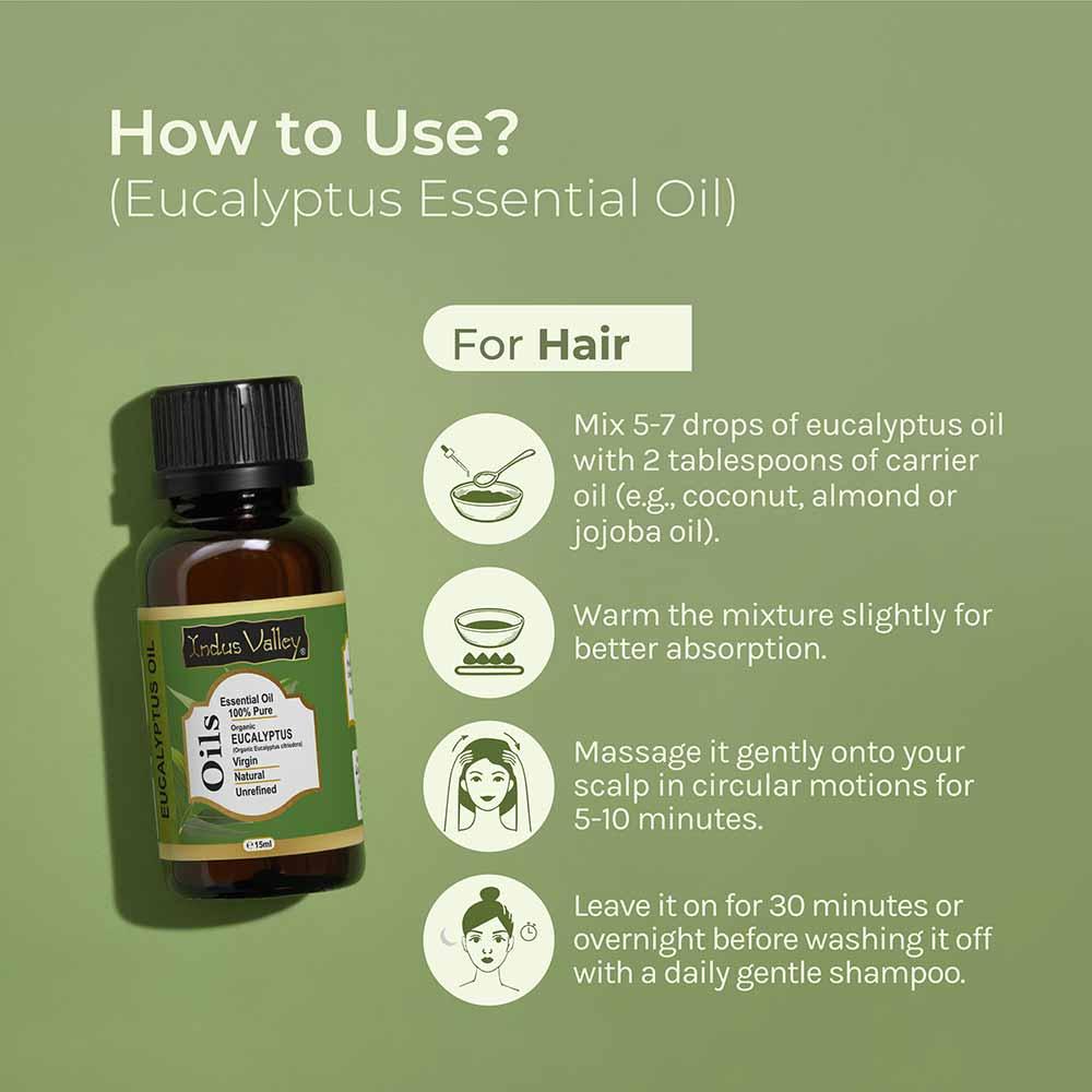 Pure & Organic Eucalyptus Essential Oil - 15ml - Image 2