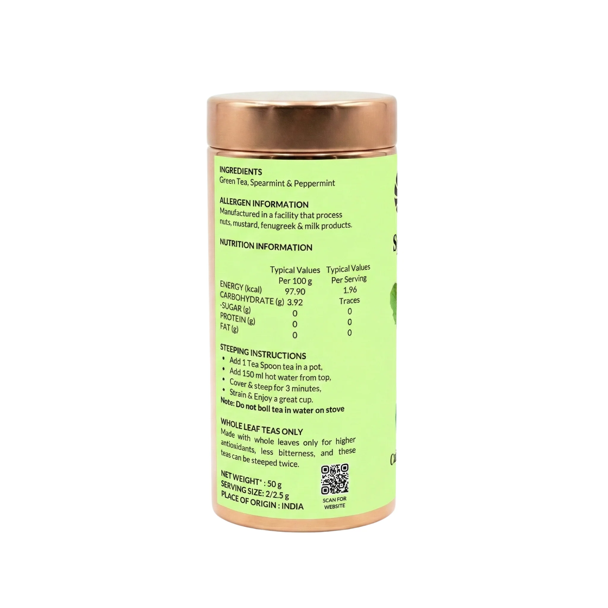 Pure Spearmint In Tin - Image 5