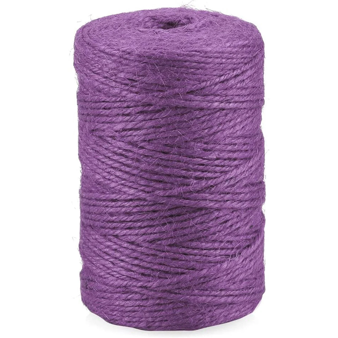Purple Jute Cord – 2 mm Natural Twine (130 Meters)