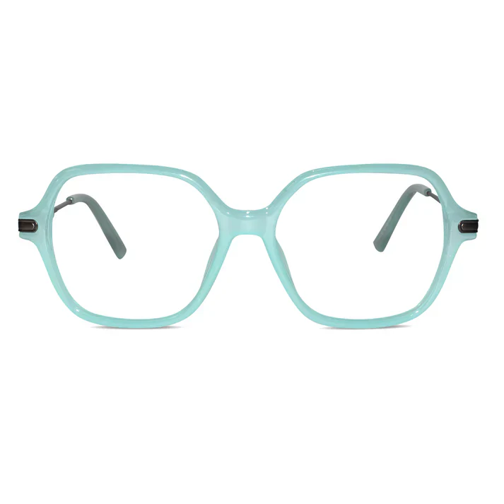 Purple Square Eyeglasses For Women - Image 5