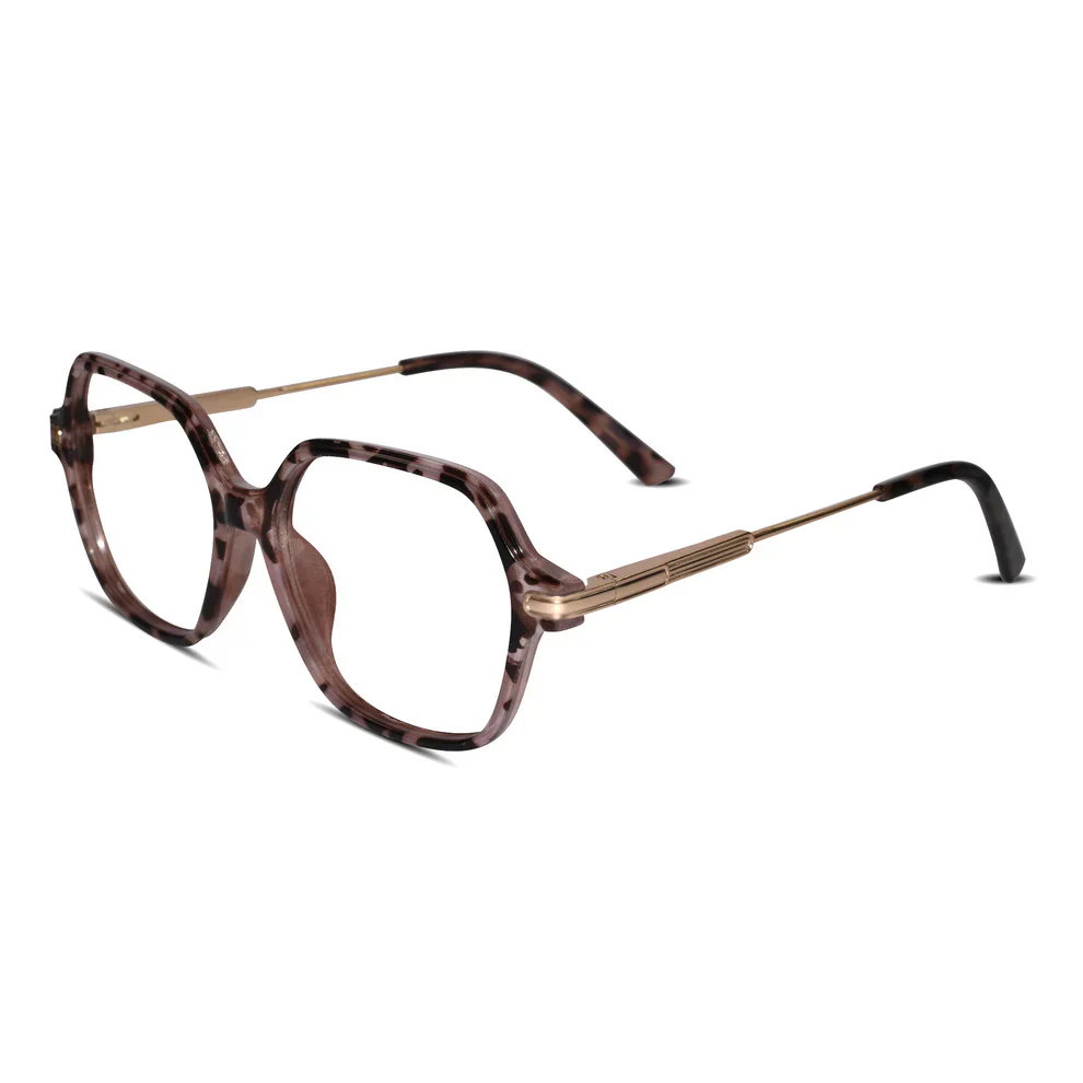 Purple Square Eyeglasses For Women - Image 7