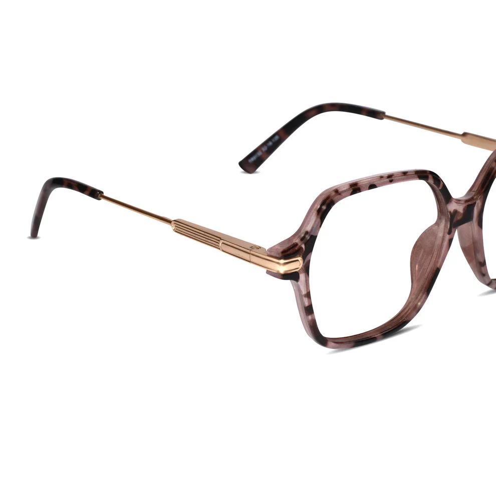 Purple Square Eyeglasses For Women - Image 9
