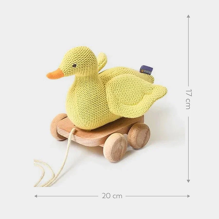 Push & Pull Duck Soft Toy For Babies - Image 3