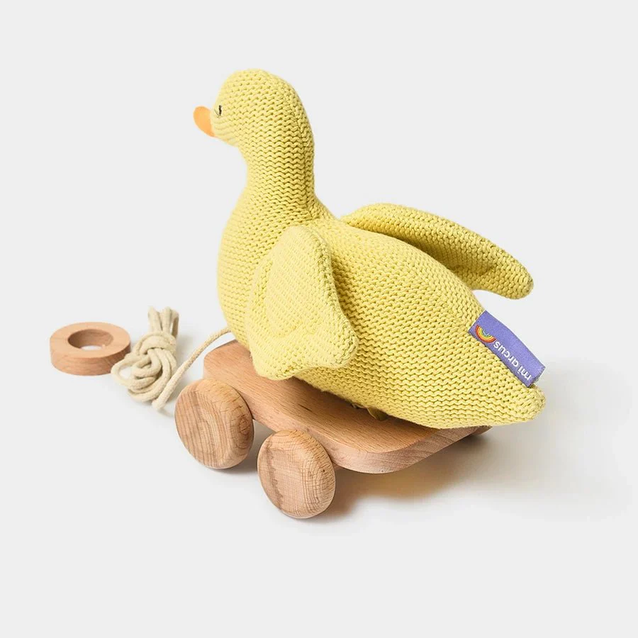 Push & Pull Duck Soft Toy For Babies - Image 5
