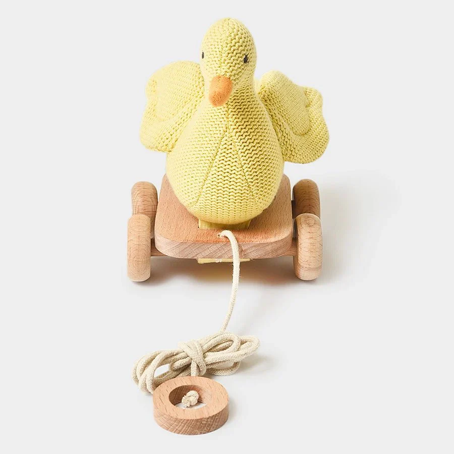 Push & Pull Duck Soft Toy For Babies - Image 7