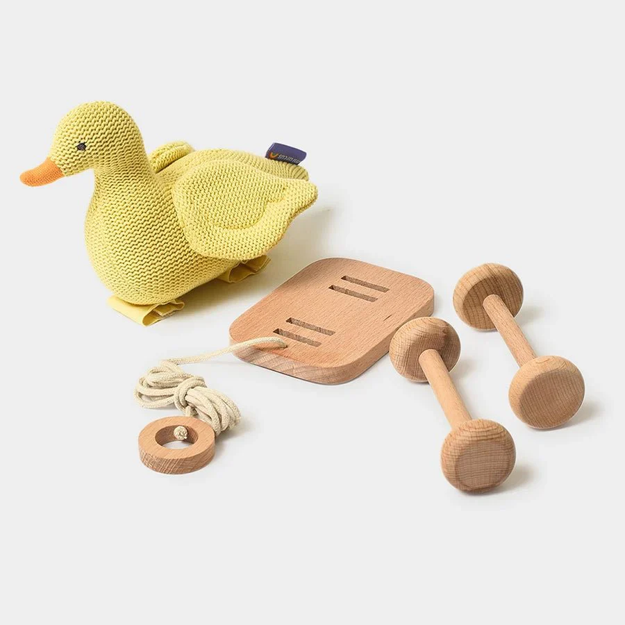 Push & Pull Duck Soft Toy For Babies - Image 8