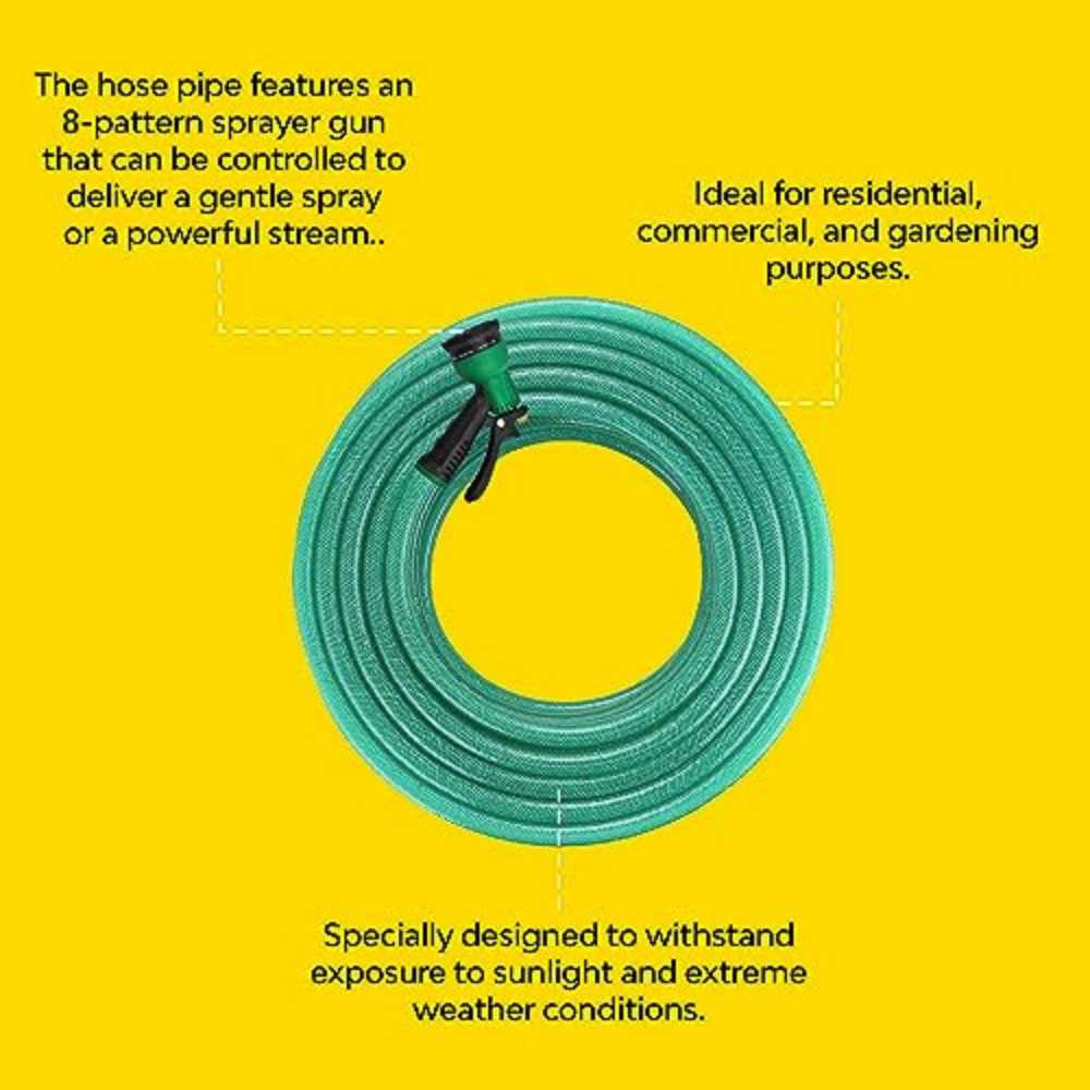 Pvc Super Braided Hose Pipe With Connector & Clamps - Image 13