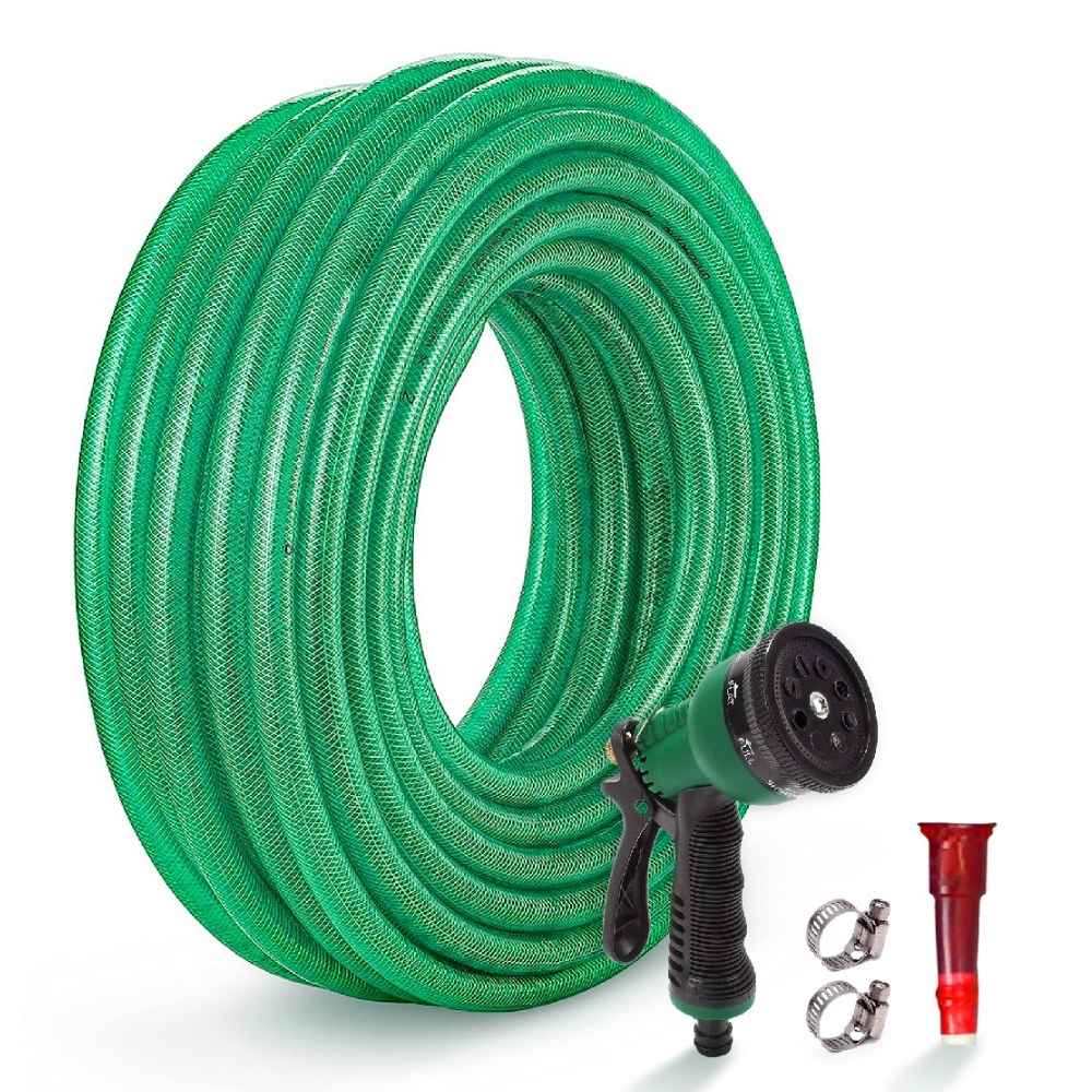 Pvc Super Braided Hose Pipe With Connector & Clamps - Image 9