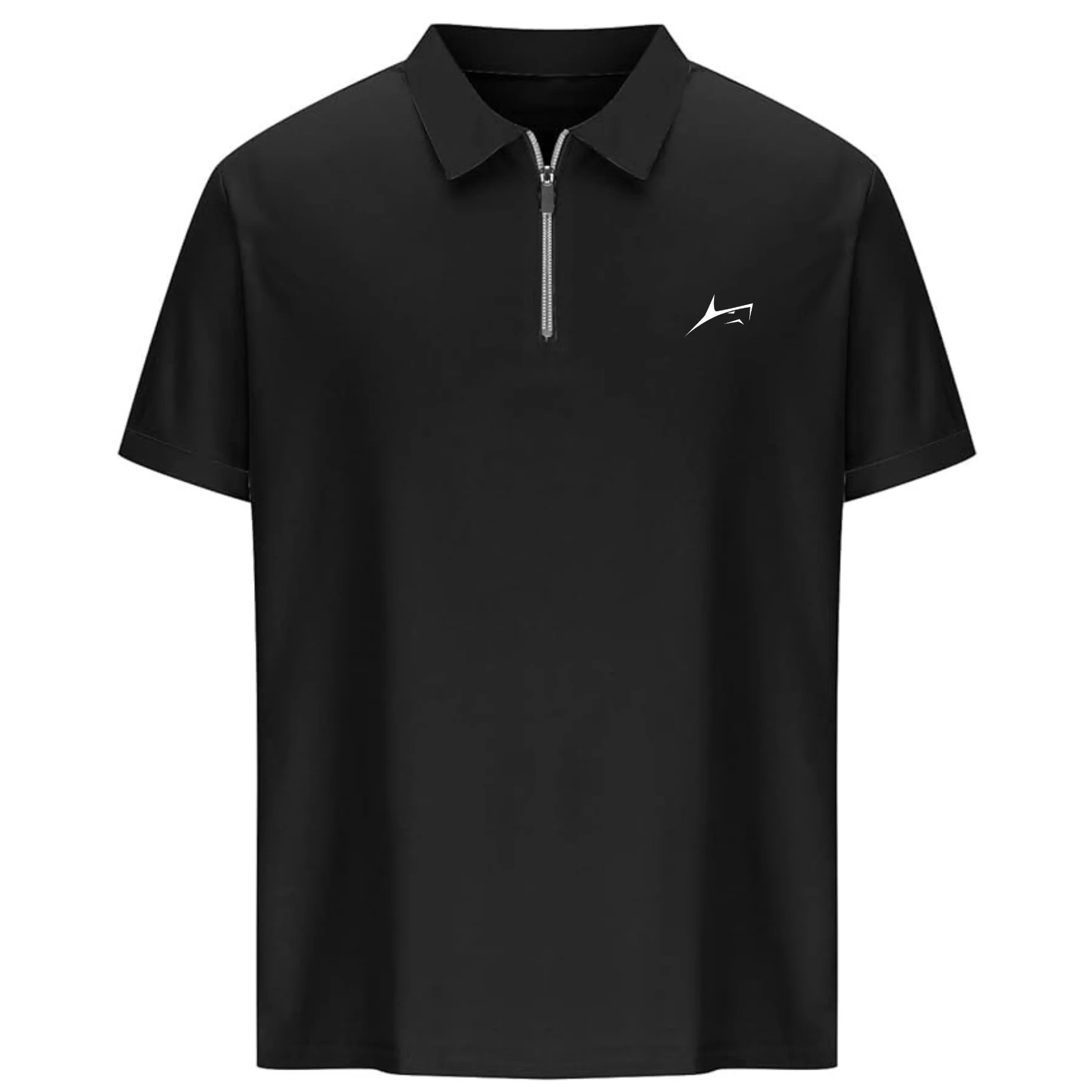 Q-Zip Polo T-Shirt with Quarter Zip - Image 6