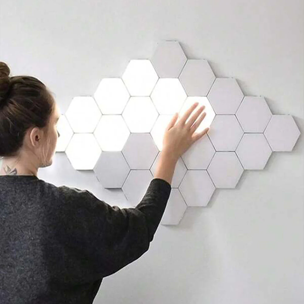 Quantum Touch Sensitive Light, Modular Bedside Lamp (White) - Image 11