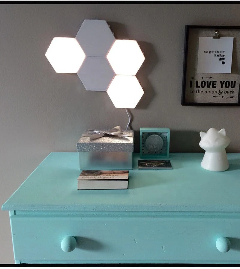Quantum Touch Sensitive Light, Modular Bedside Lamp (White) - Image 4