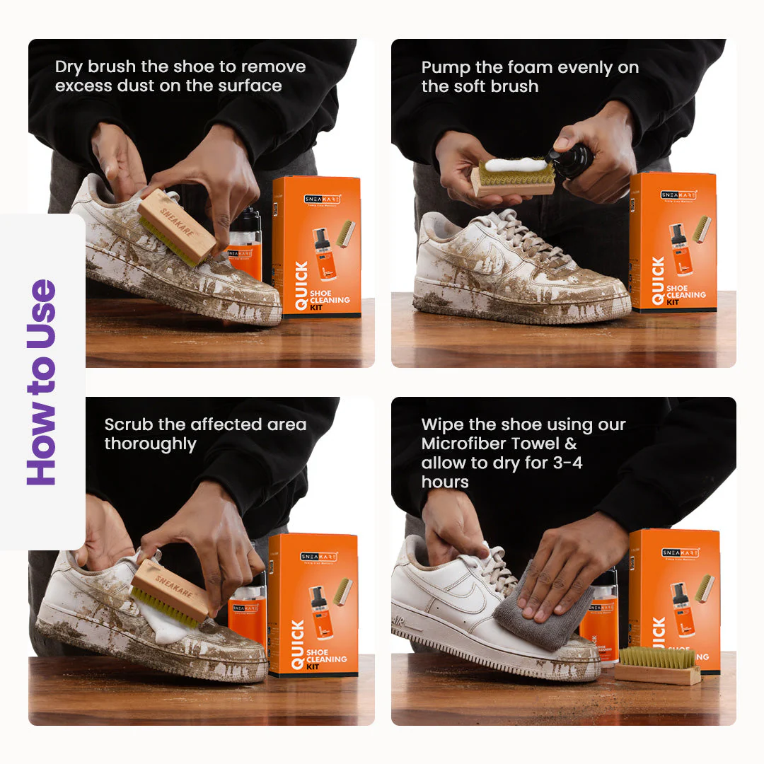 Quick Shoe Cleaning Kit (Soft Brush) - Image 5