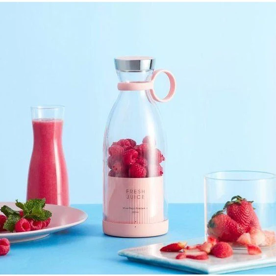 QuickBlend: Portable USB Rechargeable Bottle Juicer (420ml) for Fresh Juices, Shakes & Smoothies - Image 3