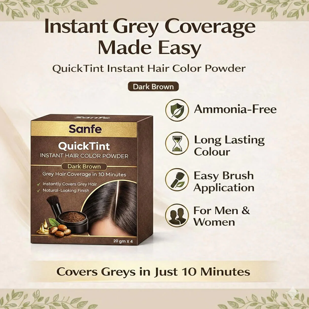 QuickTint Instant Hair Color Powder - Pack of 4 - Image 2