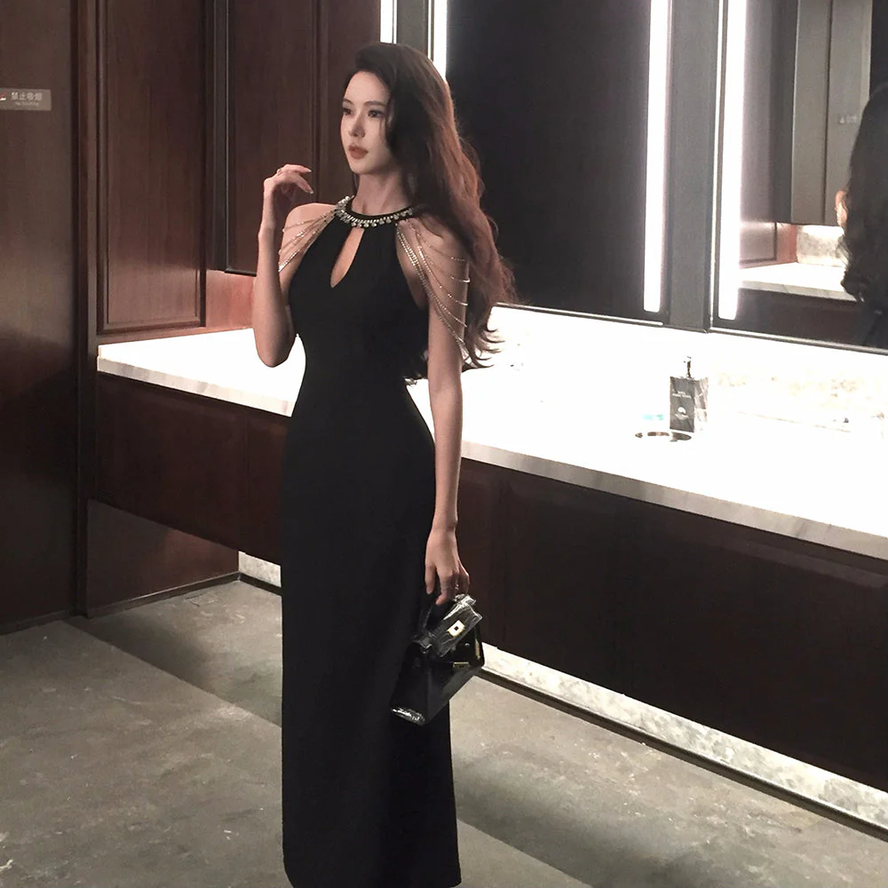 Rachel Halter Neck Gown