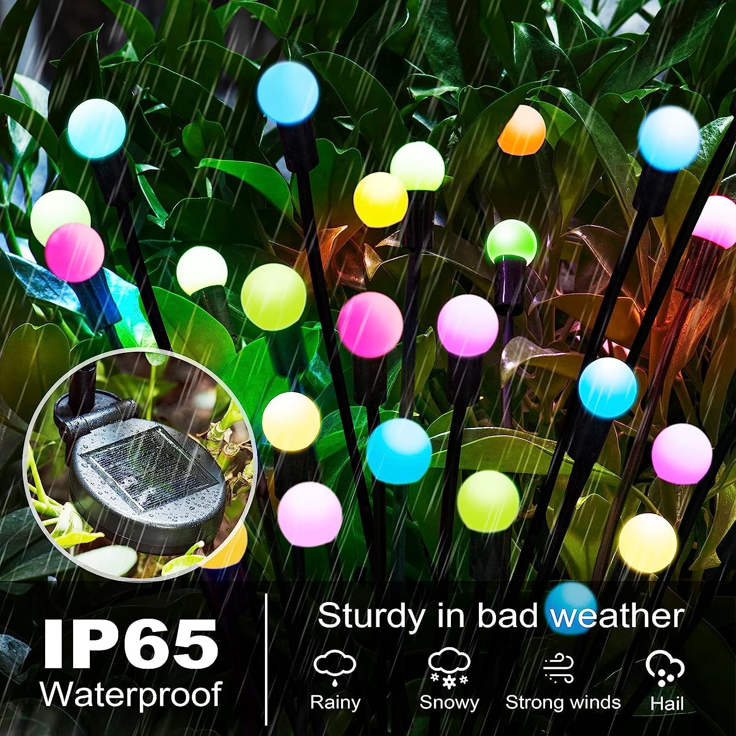 Radiant Firefly Delights - Solar Garden Magic Light ( warm white) - Image 14