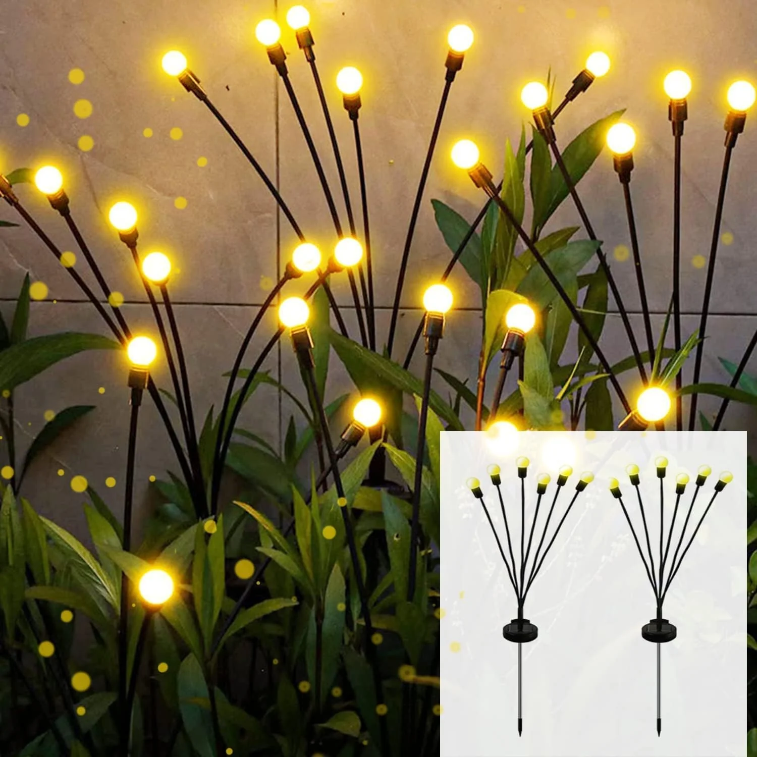 Radiant Firefly Delights - Solar Garden Magic Light ( warm white) - Image 6