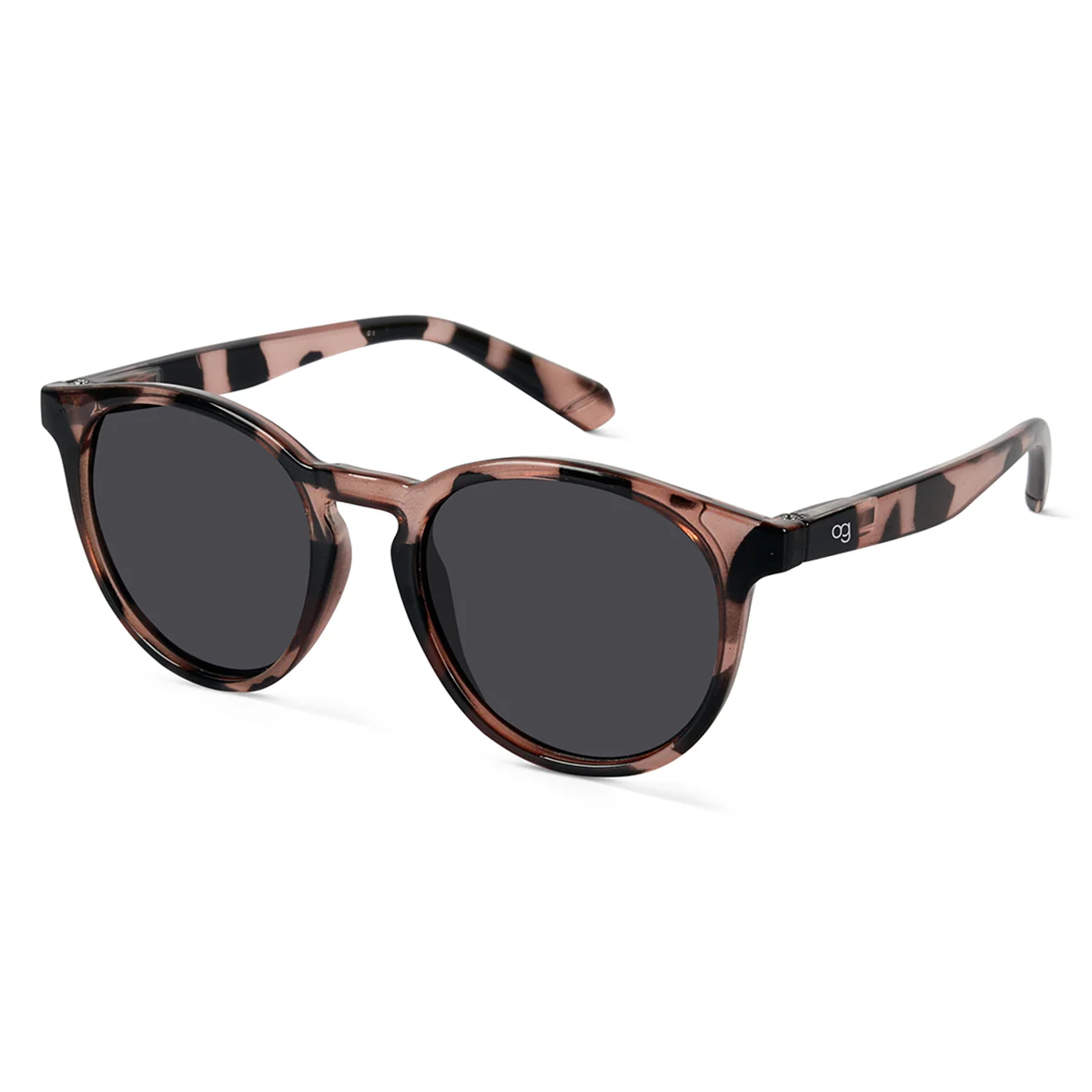 Radon White Polarized Round Sunglasses - Image 10