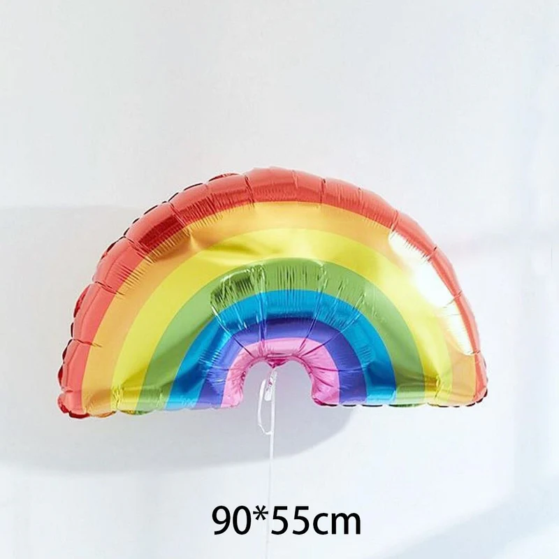 Rainbow Theme Decoration Balloon (Multicolor) (Pack of 5) - Image 2