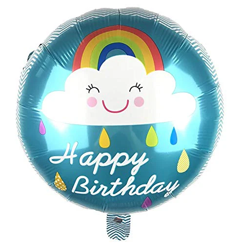 Rainbow Theme Decoration Balloon (Multicolor) (Pack of 5) - Image 5