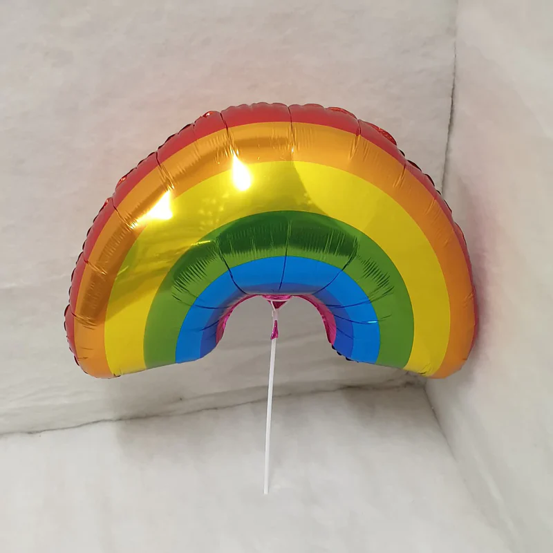 Rainbow Theme Foil Balloon (Multicolor)(Pack of 1) - Image 4