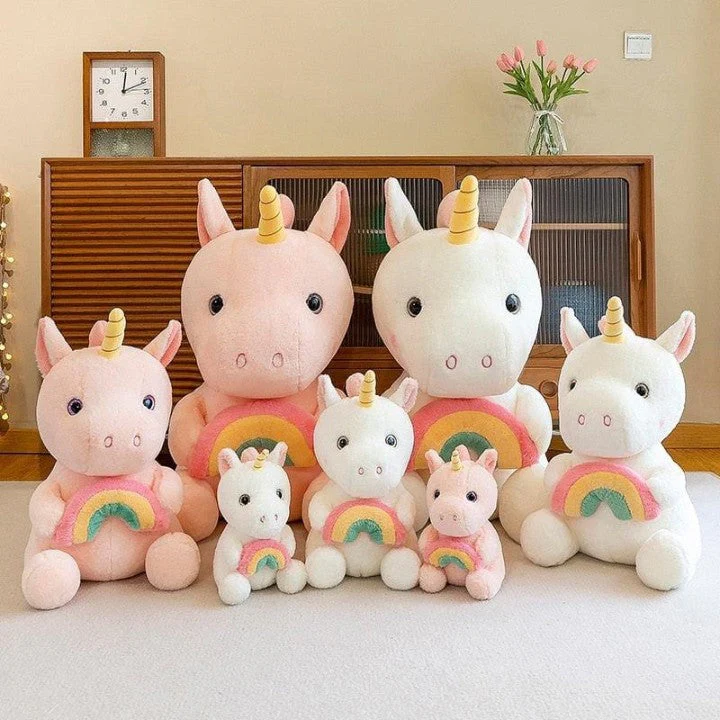 Rainbow Unicorn Soft Toy - 30 cm Plush Unicorn for Kids - Image 8