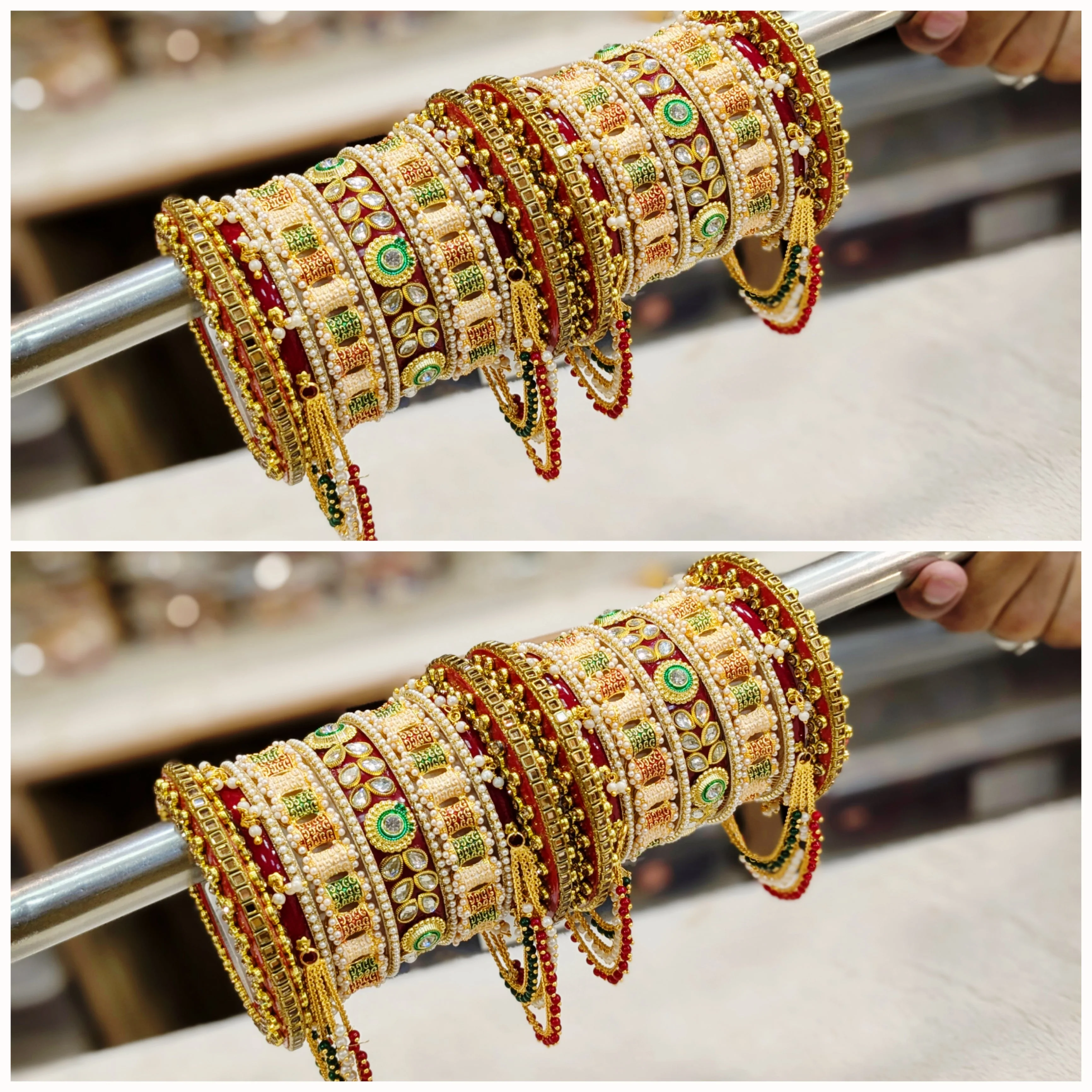 RAJWADI BRIDAL BANGLES - Image 2