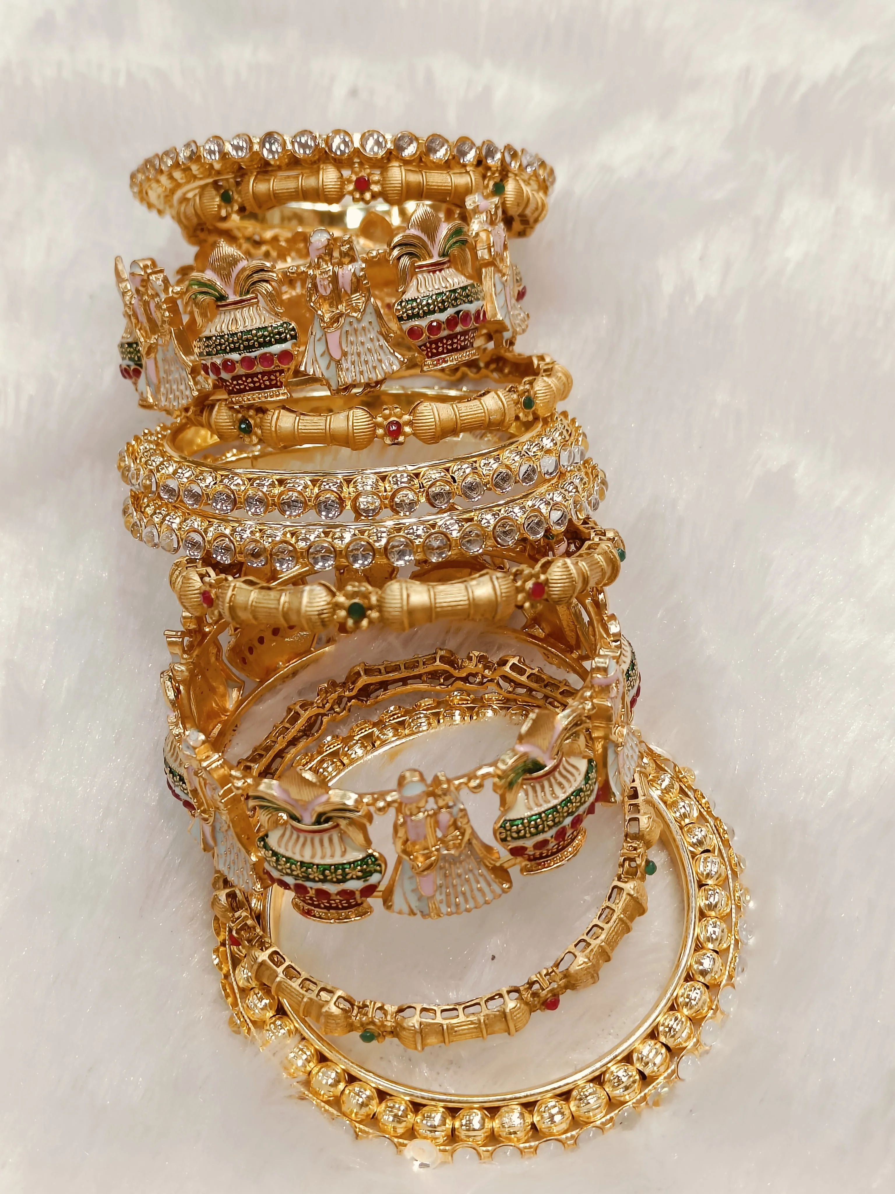 RAJWADI CHOODA with kalash design - Image 3
