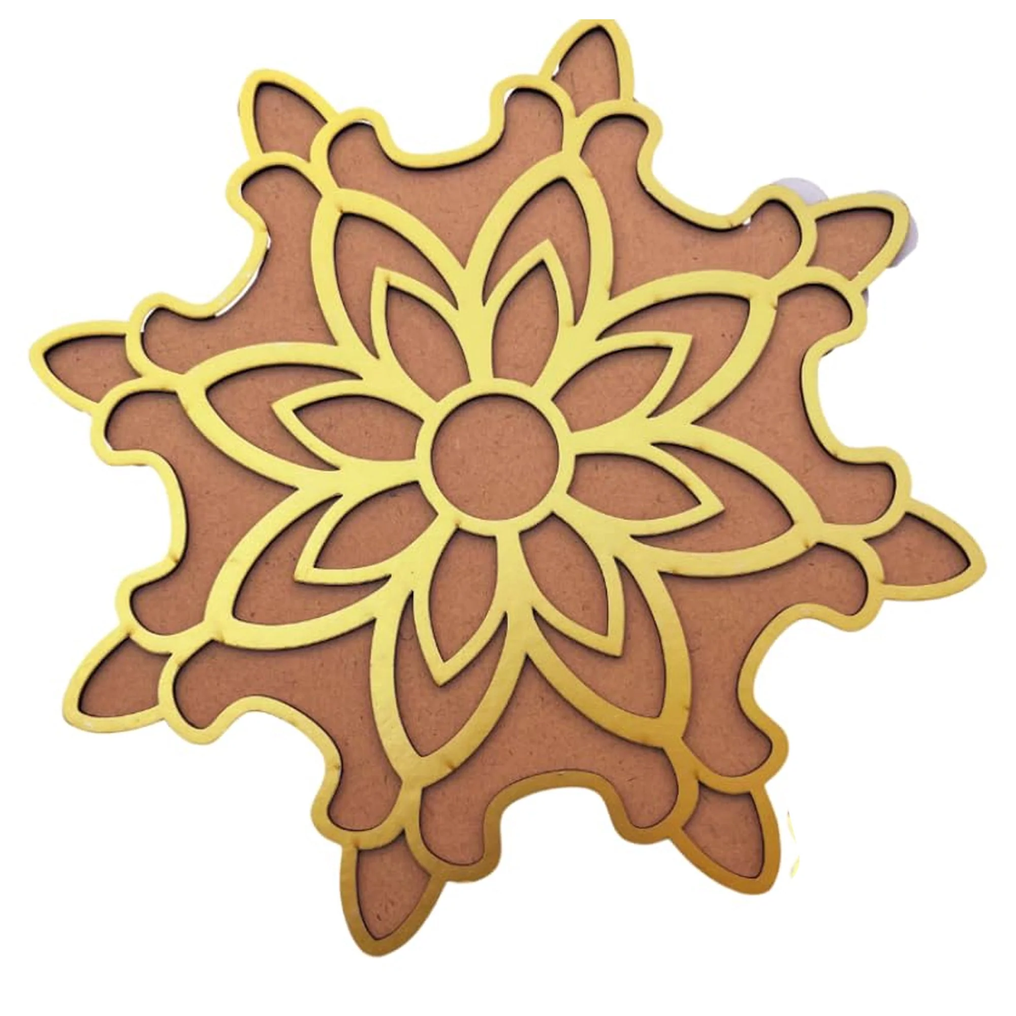 Rangoli Stencil Assorted Desgion I MDF Rangoli Stencil I Rangoli Pouch Free Pack Of 5 12*12 Inch - Image 8