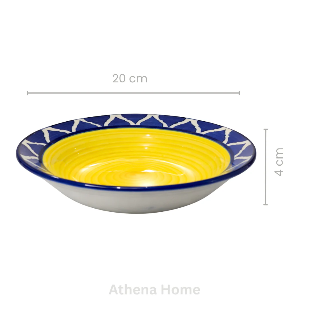 Rangrez | Pasta Plate | 8 inch | Set of 2 - Image 4