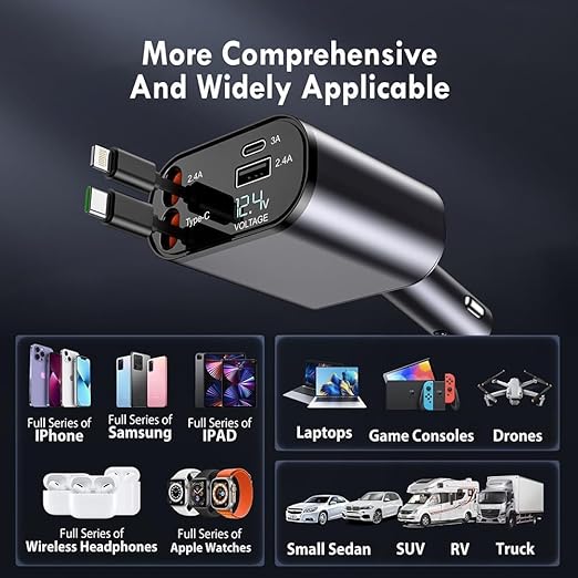 Rapid 4 in 1 Car Charger - Image 5