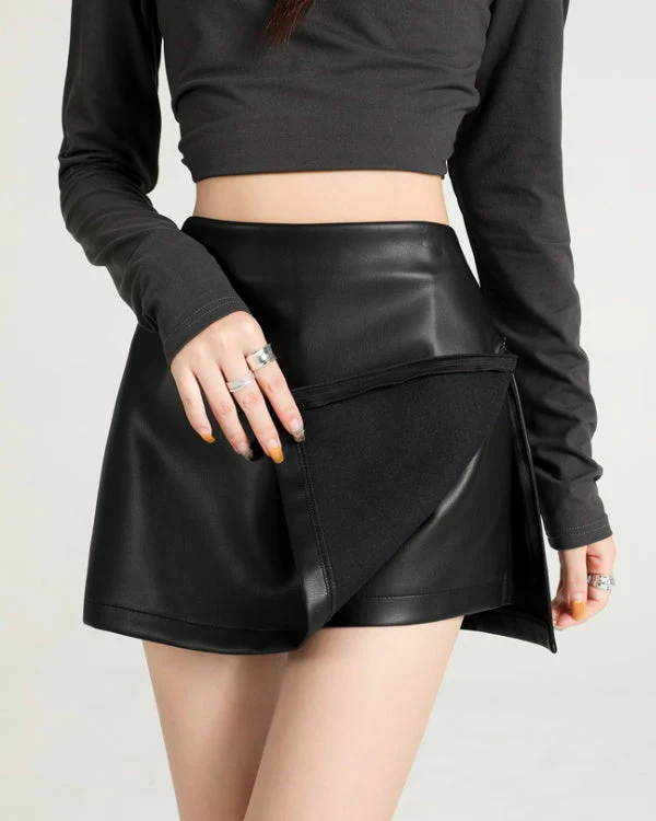 Reagan PU Skorts - Image 2