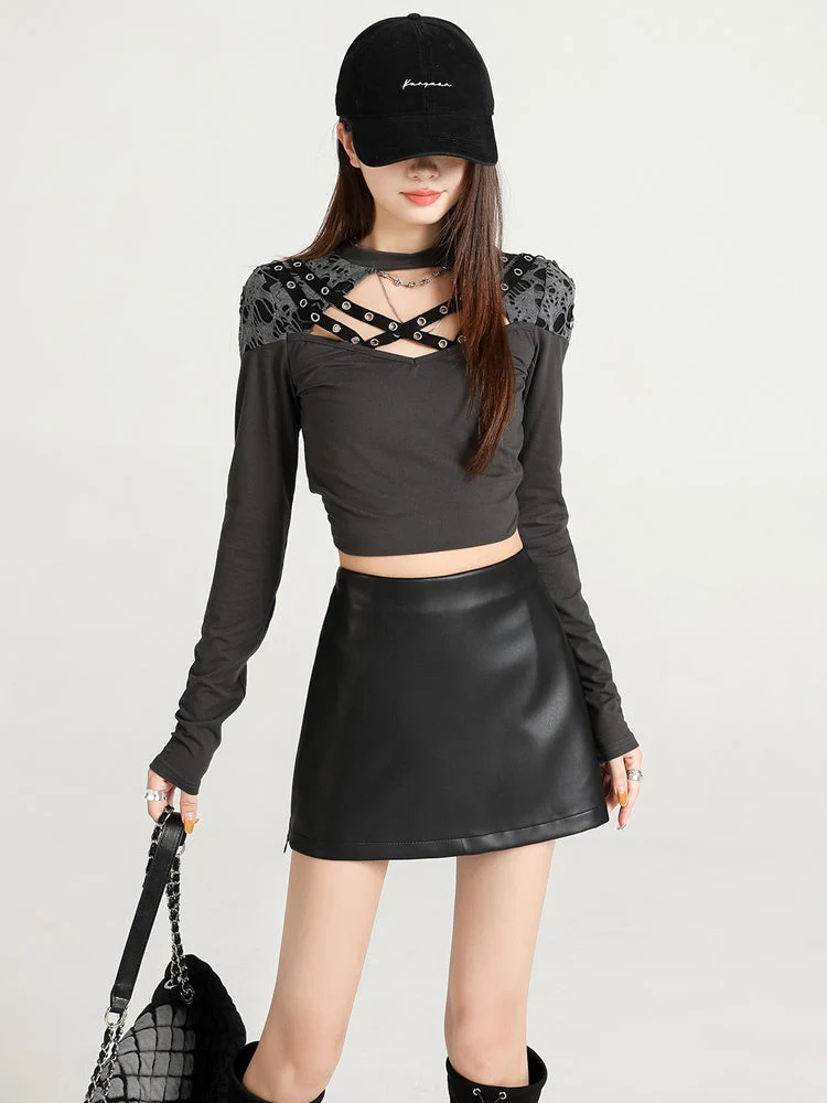 Reagan PU Skorts - Image 3