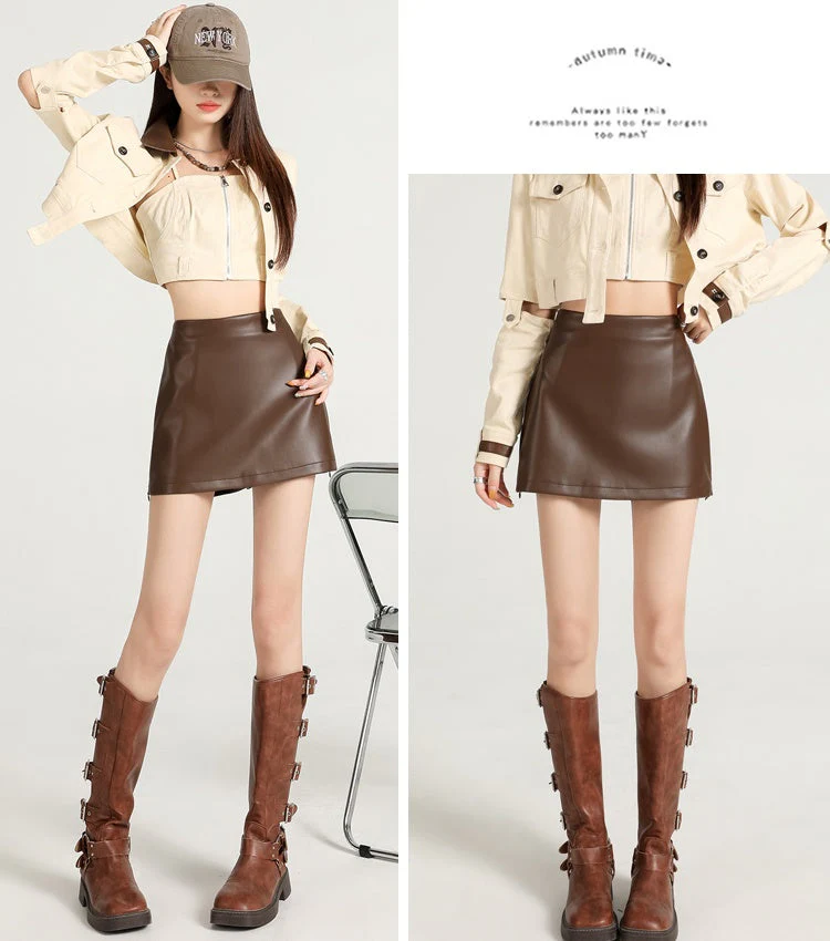 Reagan PU Skorts - Image 7