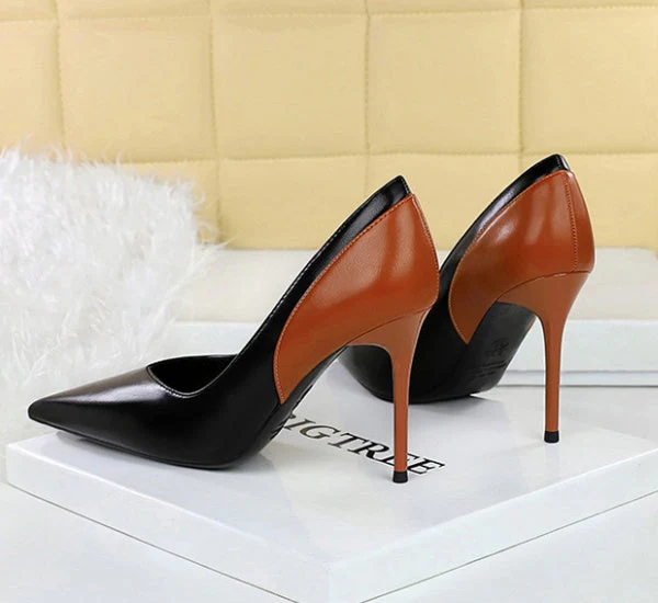 Reagan Two Tone Stilletoes