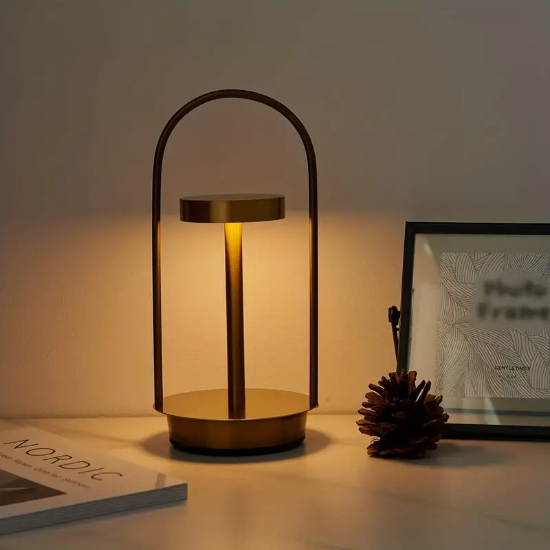 Rechargeable metal touch table lamp - Image 6