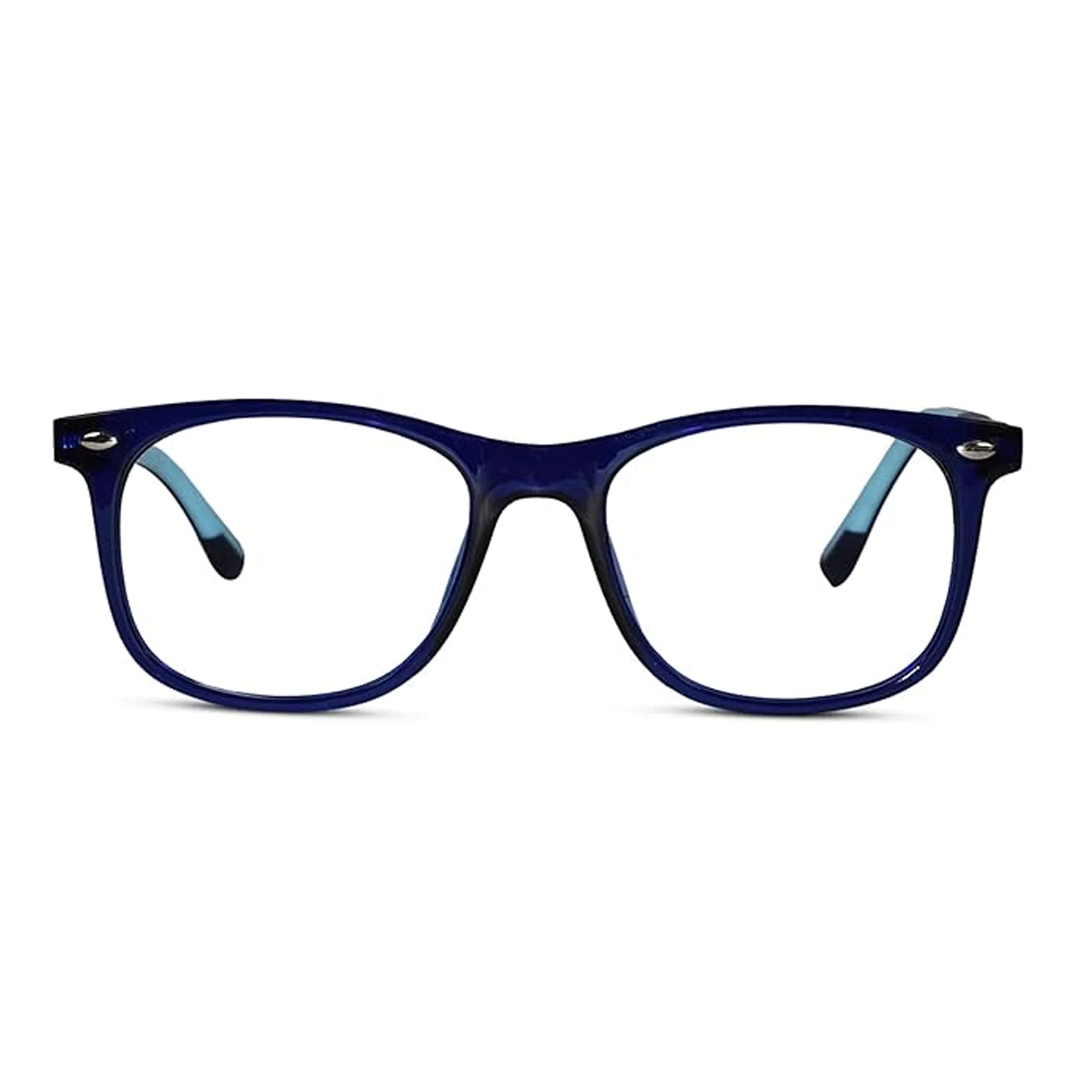 Rectangular Blue Eyeglasses For Kids - Image 2