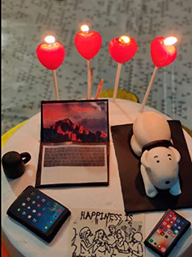 Red Hearts Stick Candles - Image 3