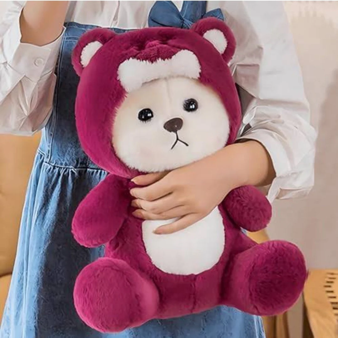 Red Hoodie Bear Plush - Cuddle Up In Style! 45Cm - Image 4