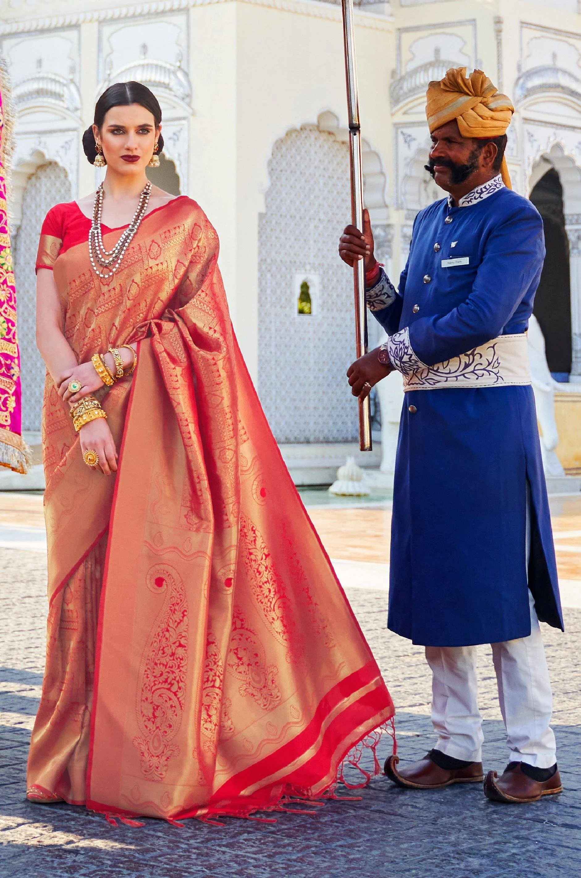 Red Kanjivaram Silk Saree