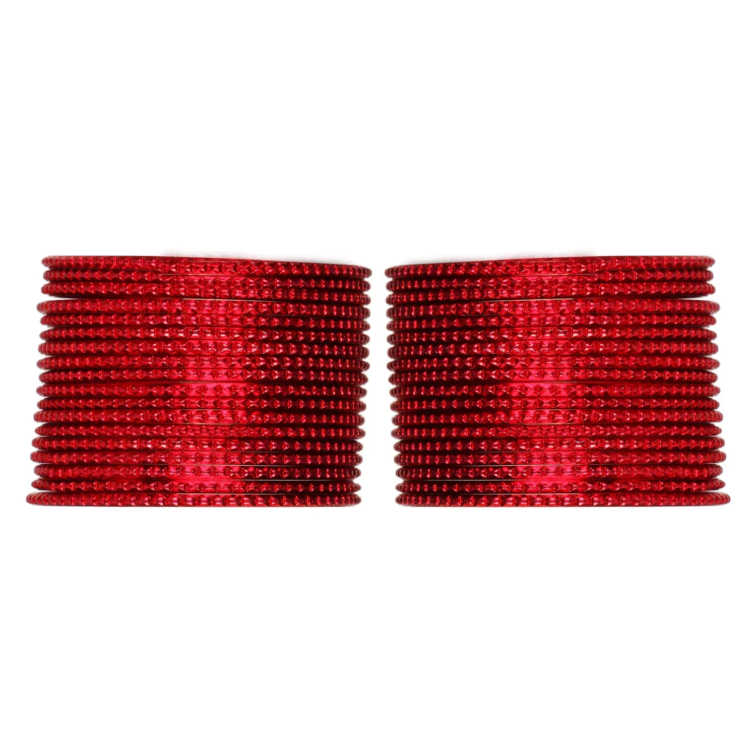 Red Metal Bangles Set (36 Pcs) – Classic & Festive Bangles - Image 3