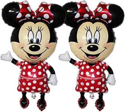 Red Minnie Mouse Giant Foil Balloon - Image 2