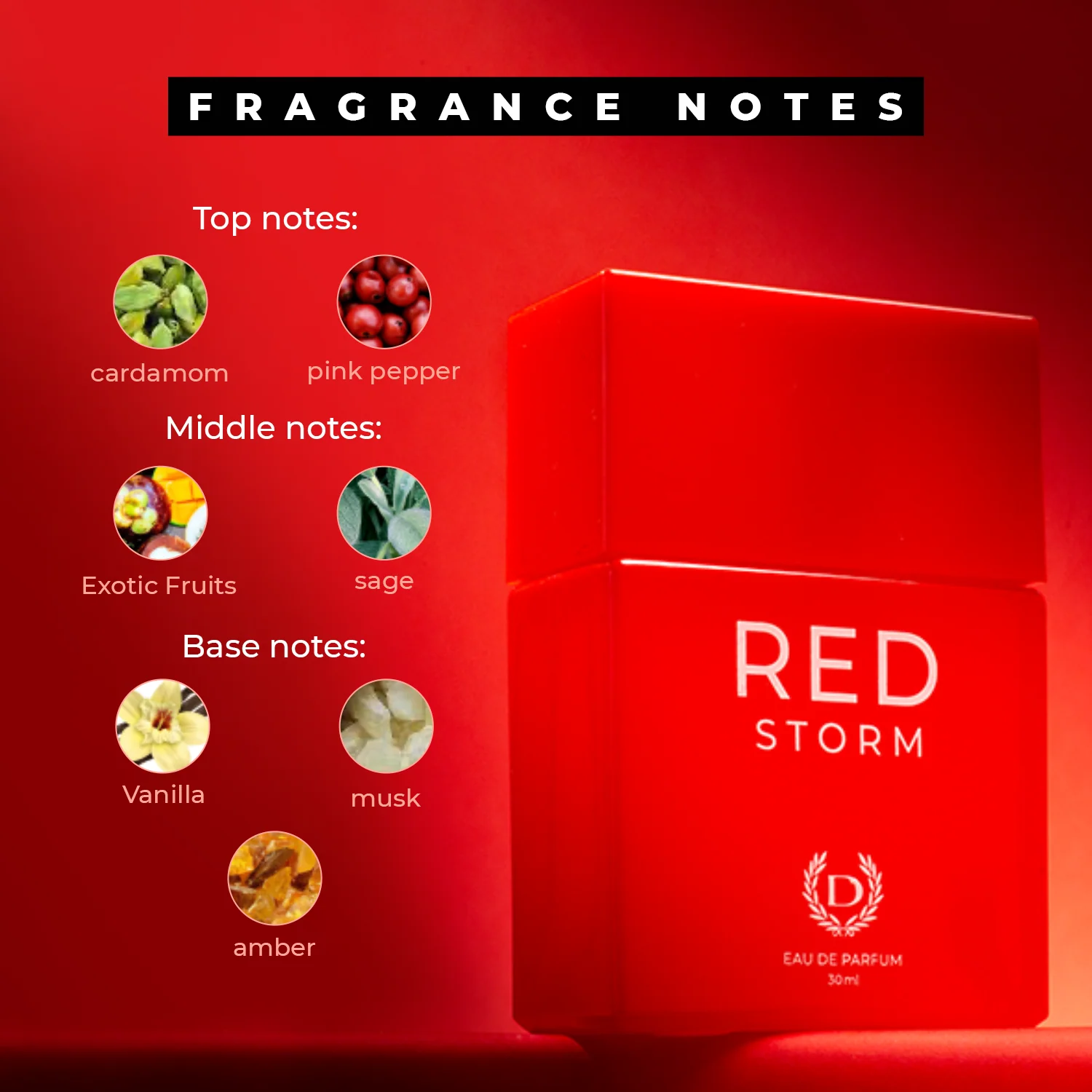 Red Storm Perfume 30Ml - Image 4