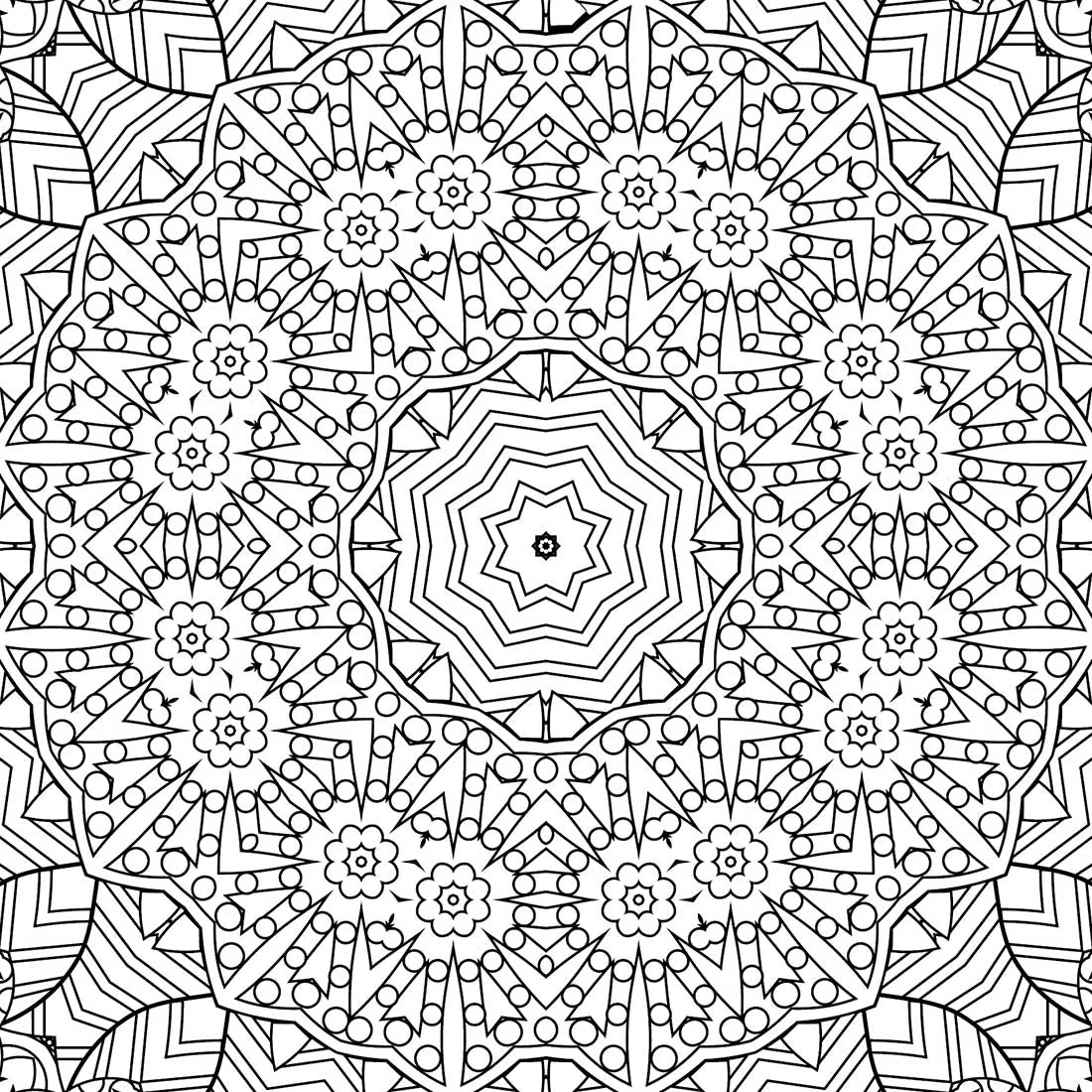 Refreshing Mandala - Colouring Book for Adults (Pack) (5 Titles) - Image 8