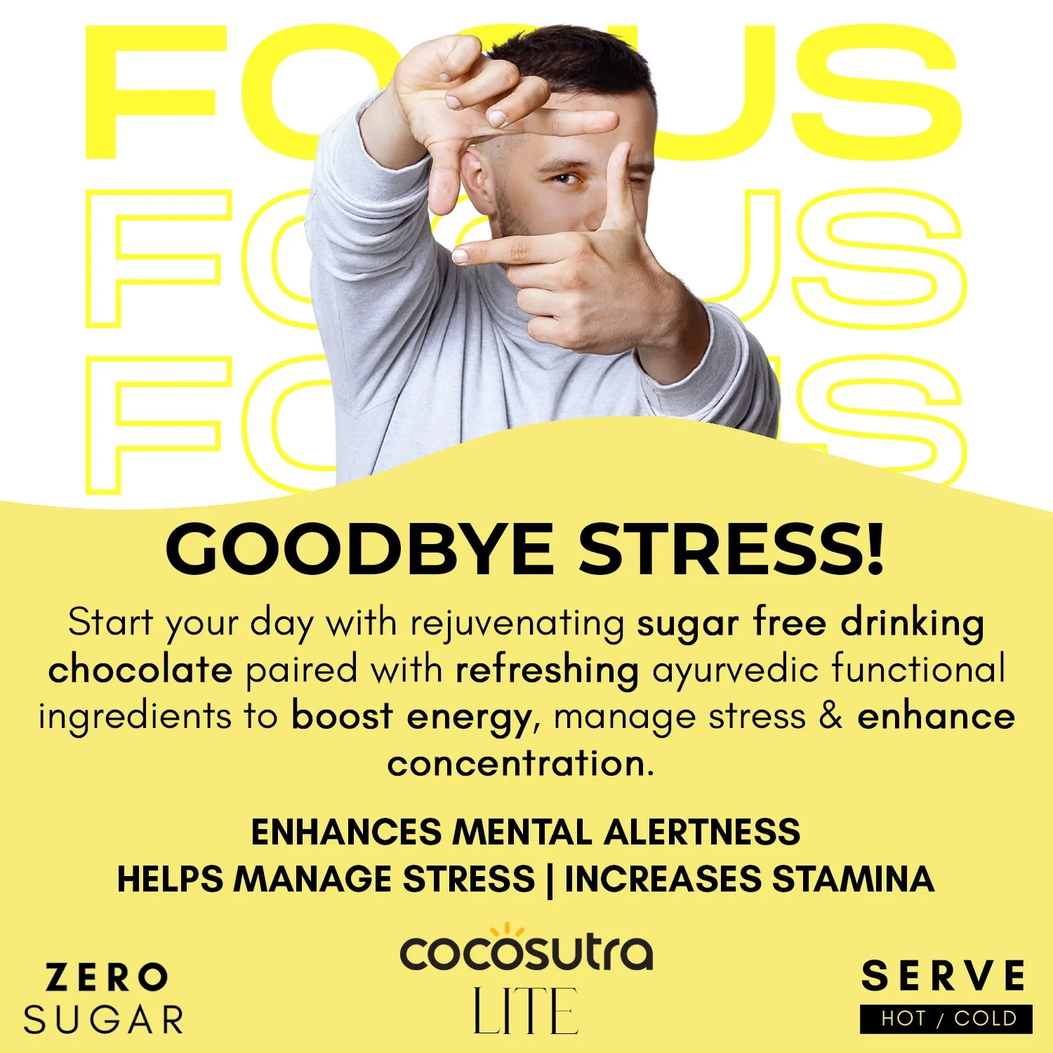RELAX & FOCUS Sugar Free Drinking Chocolate Mix - Image 5